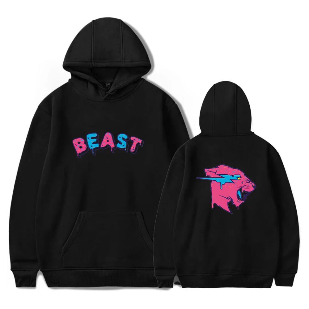 Mr Beast Melting Graphic Pullover Hoodie - Mr Beast Shop